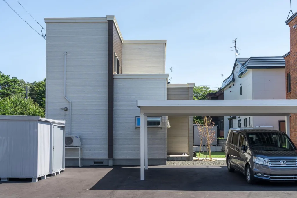 江別市の住宅外構｜Residence I